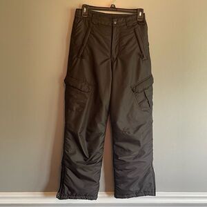 Artic Quest Snow ski pants insulated youth black winter boys girls size M medium